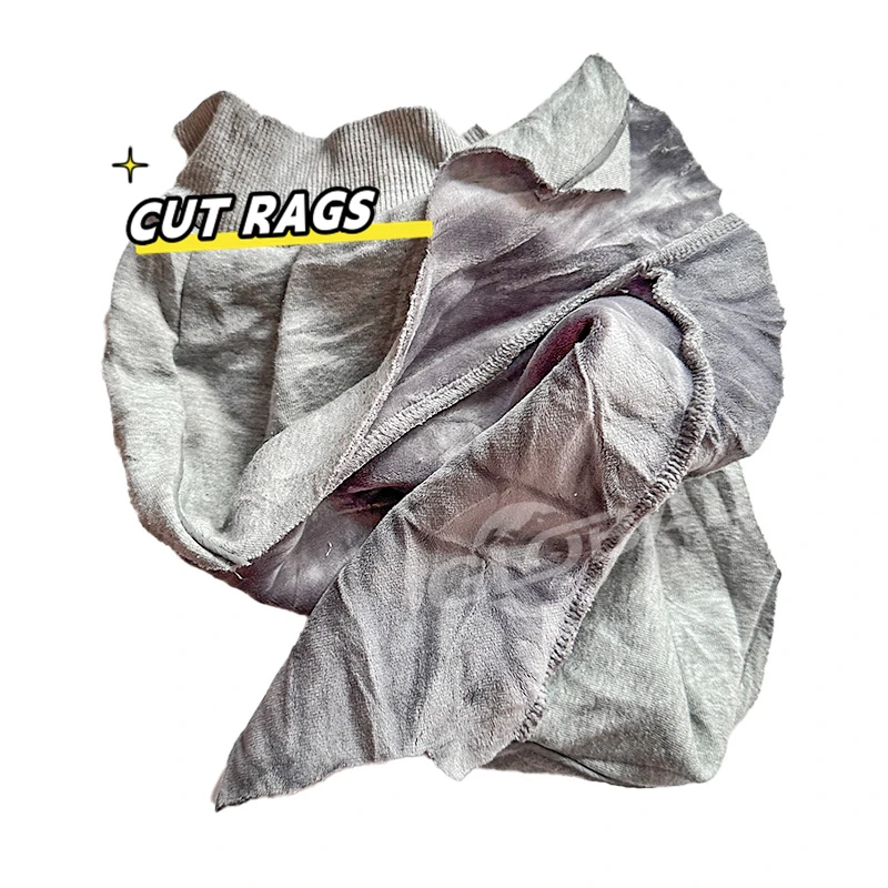 Recycled high quality Color Fleece Sweatshirt Rags export color mixed cotton scrap fabric waste rags