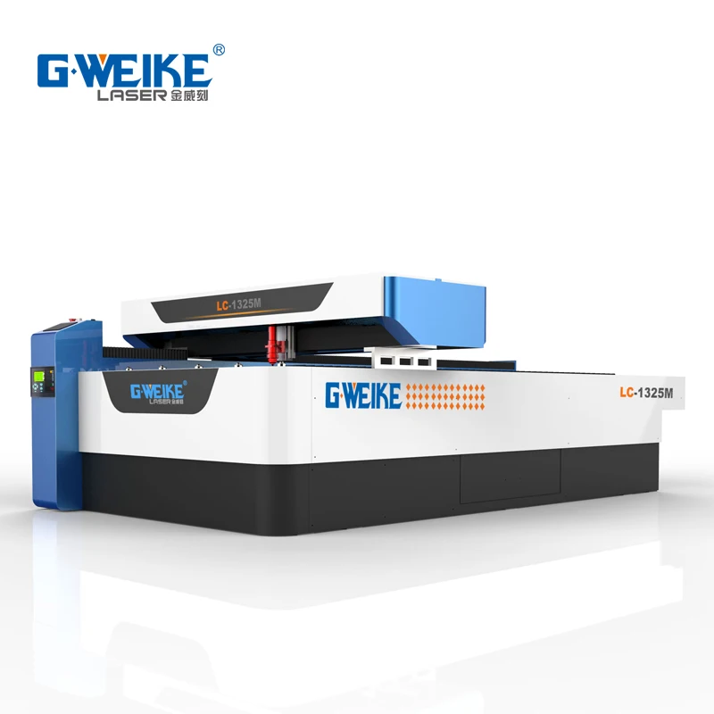 5% discount GWEIKE 280W 300W LC1325M wood 20mm acrylic plywood steel laser cutter co2 laser cutting machine