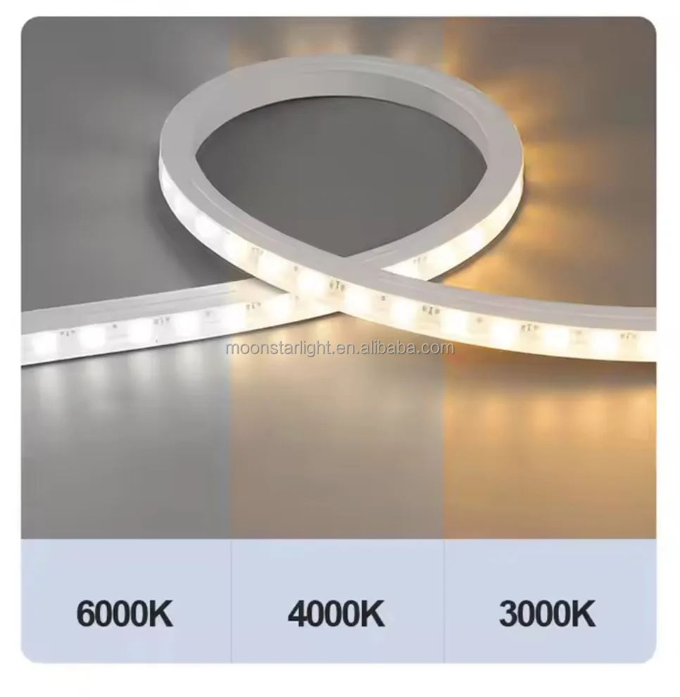 DC24V Warm White Wall Washer Light Strip Silicone Outdoor IP68 Lumileds RGB Flexible Led Wall Washer