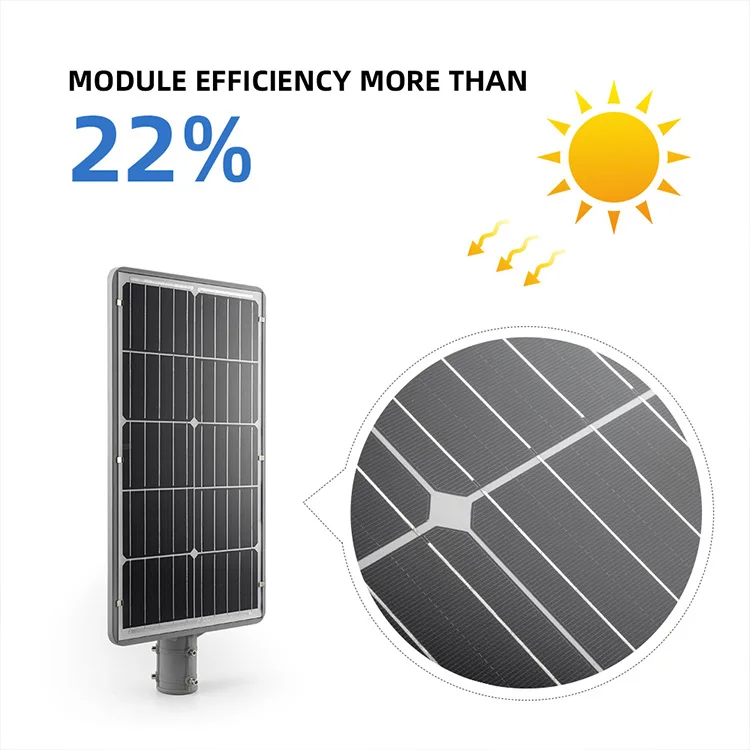 Anern led streetlight 40w 100w led solar street light
