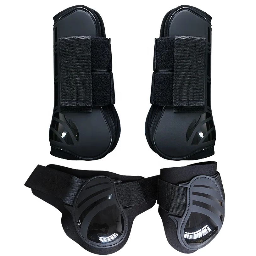 Front and back Flexor Tendon Riding Horse Boots for Training Jumping Riding Eventing