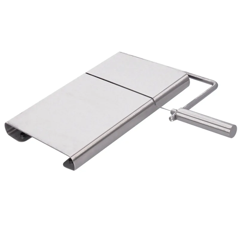Cheese Slicer Stainless Steel Wire Cutter with Serving Board Kitchen Tool Set Board Chocolate Grater Cheese Cutting