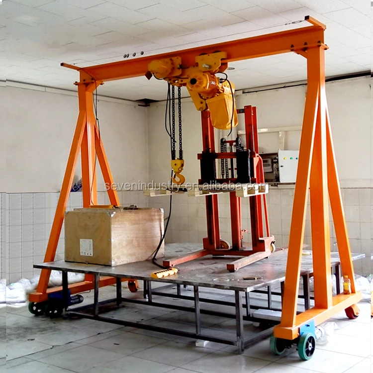  1t 2t 3t 5t 7.5t 10t 15t 20t light duty workshop gantry crane