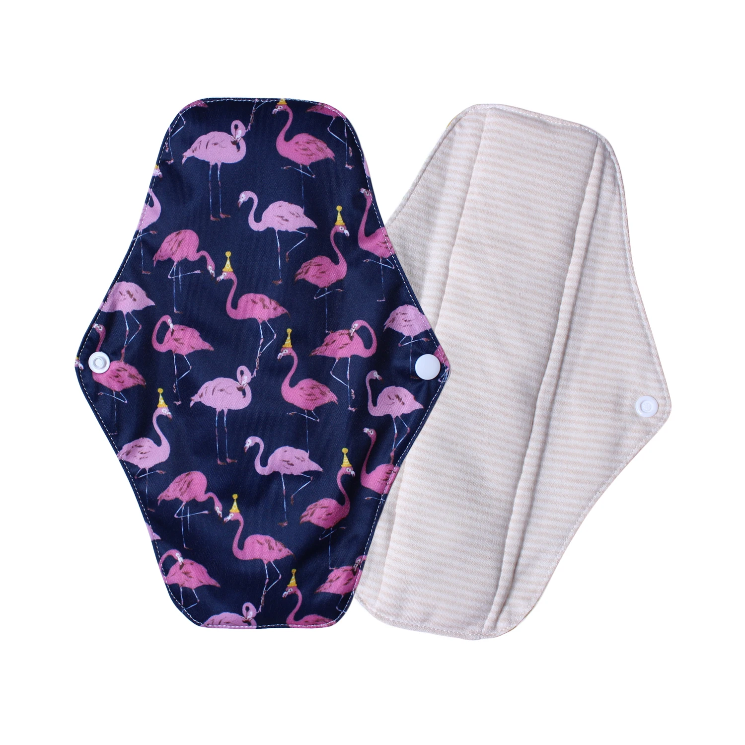 
Customize Regular Flow Organic Cotton Menstrual Pads Maternity Reusable Sanitary Cloth Pad for Women 