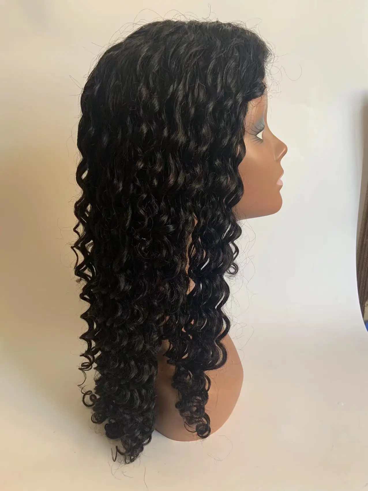 Brazilian straight body Afro Kinky Curly Wave Lace Front Wigs Human Hair Curly For Black Women