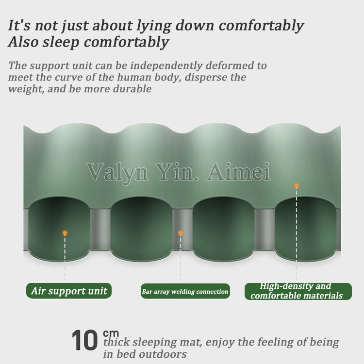 Ultralight Self Inflating Camping Air Mattress Pad Ultra-Thick Camping Pad Sleeping Pad for Backpacking Hiking Traveling Tent