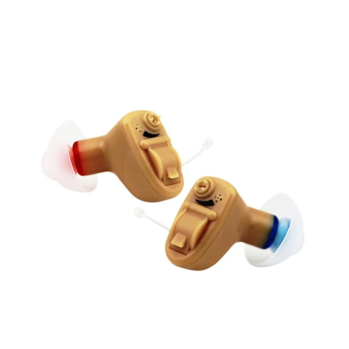 Invisible CIC Hearing Aids for Hearing Loss with Volume Controller and Comfortable Earplug Cheap Hearing Aids