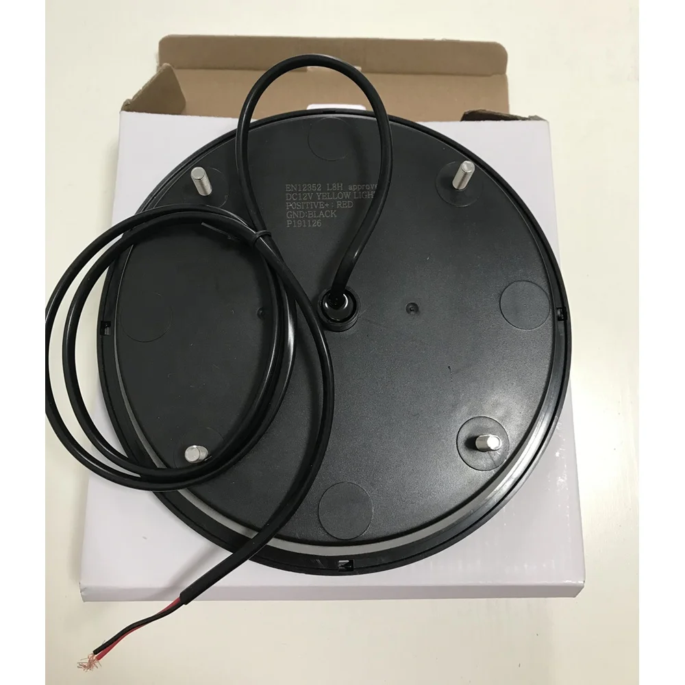 
Unique Designed 200mm 8inch LED Traffic Warning Light Roadway Safety Yellow Beacon 12V or 24V EN12352 L8H approved 