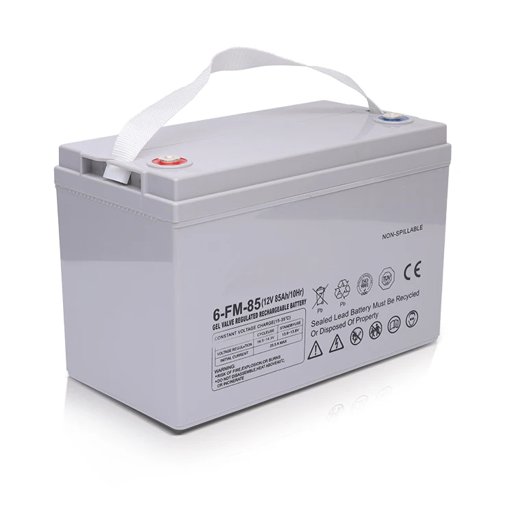 Home Solar Panel System Inverter Valve Regulated 65ah 75ah 85ah Replacement 12v Lead Acid Battery