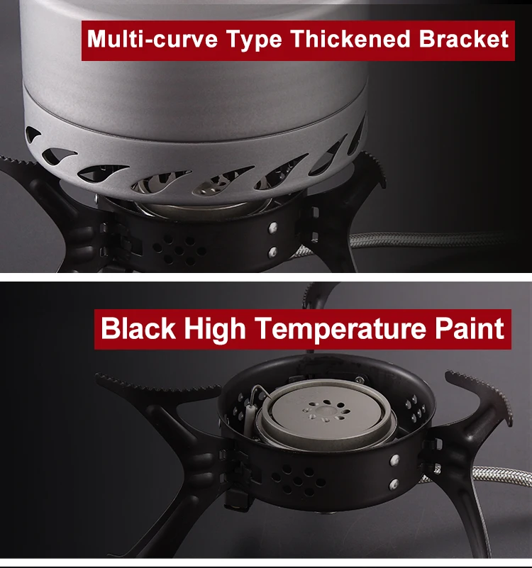 Alocs professional manufacturer Cheap Hiking Backpack Portable Mini Folding Camping Stove Outdoor Butane Propane Gas Stove