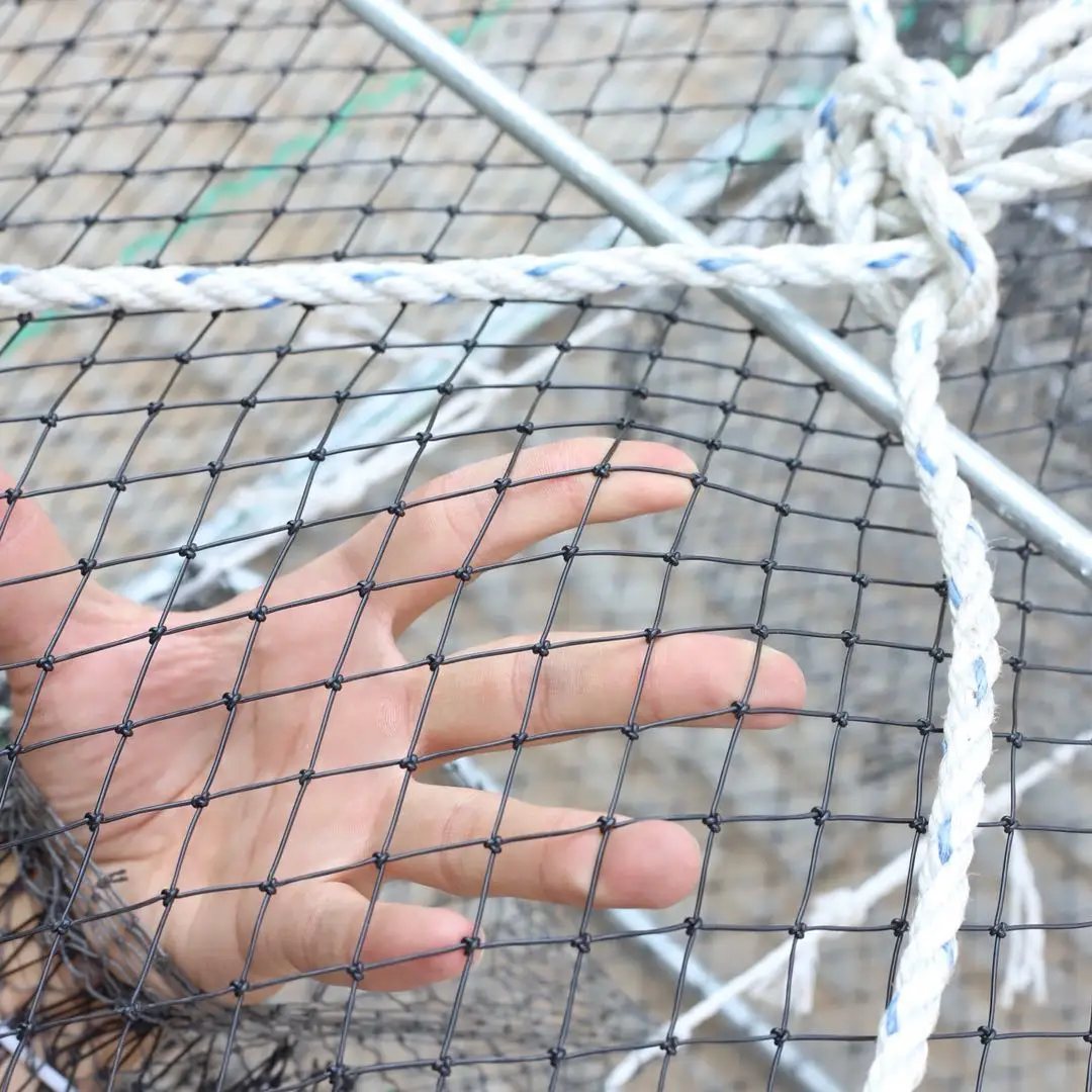 Heavy Duty Convenient Collapsible Design Folding lobster pot rectangle crab trap