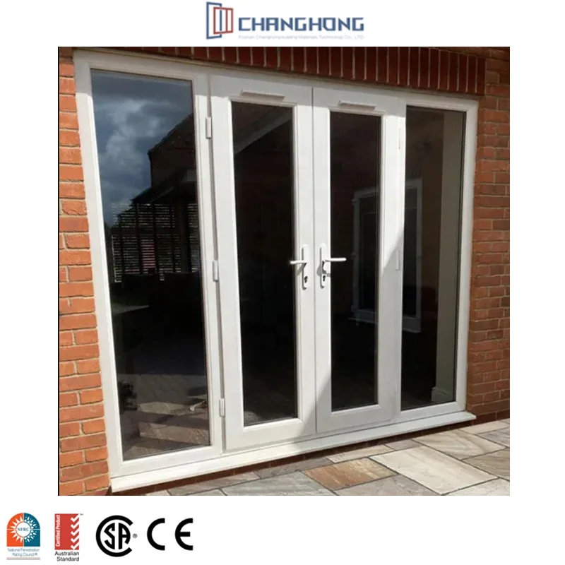 Modern Design Pvc Doors For Houses Upvc Doors European Standard Exterior Plastic Door