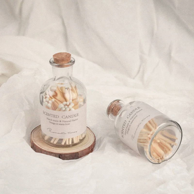 Latest chinese product custom matches glass jar hottest products on the market