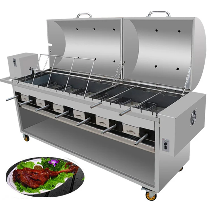 Commercial BBQ grill rotisserie   kebab machine
