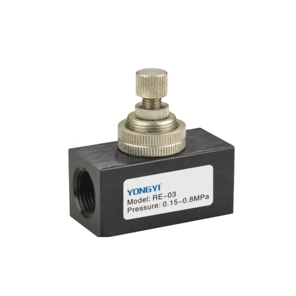 RE Series pneumatic flow control valve RE-02