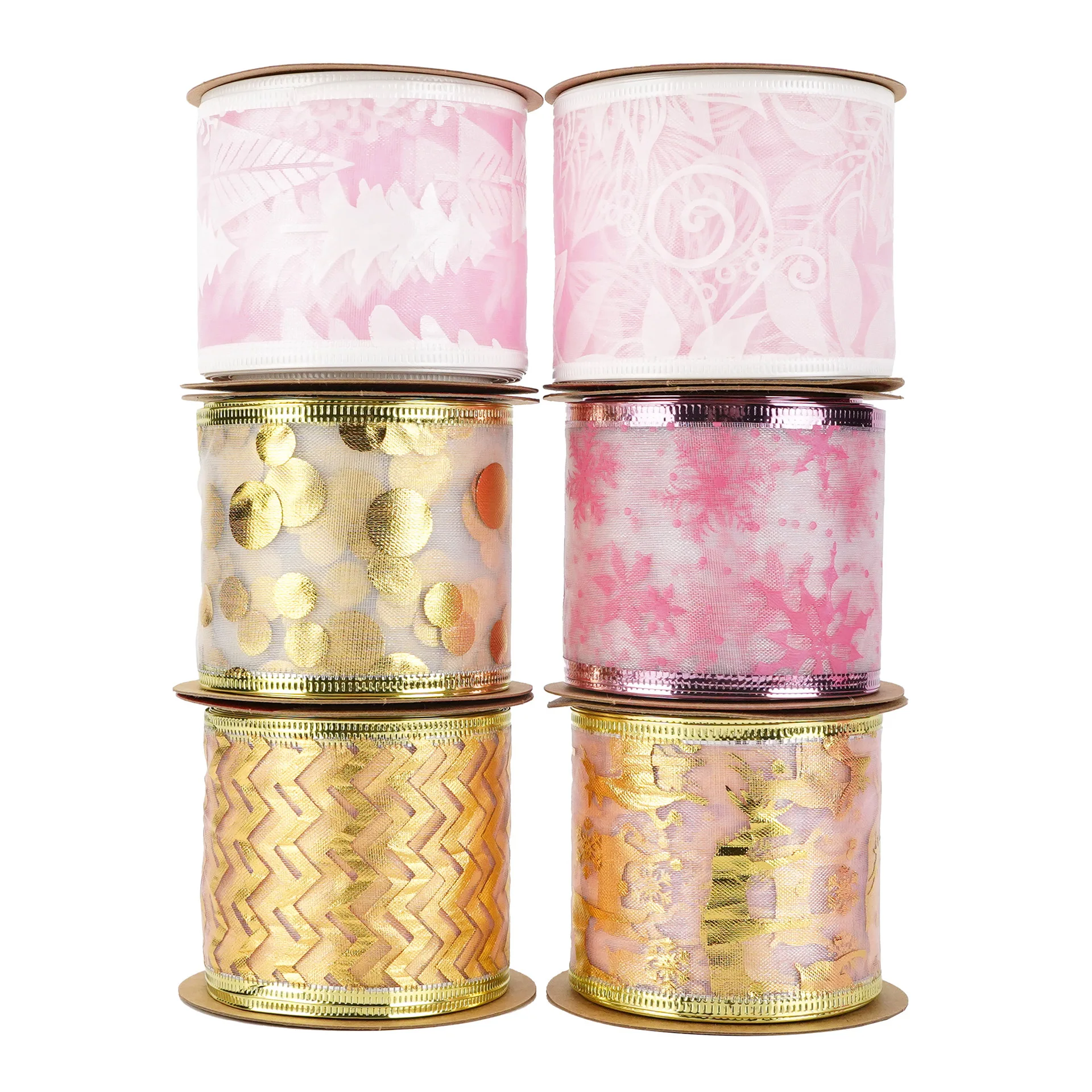 Ribbons manufacturers Custom Christmas gift ribbon and bows  For decoration and gift packing ribbons