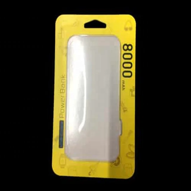 Clear Disposable Heat Sealing Trapped Cardboard Blister Clamshell Packaging