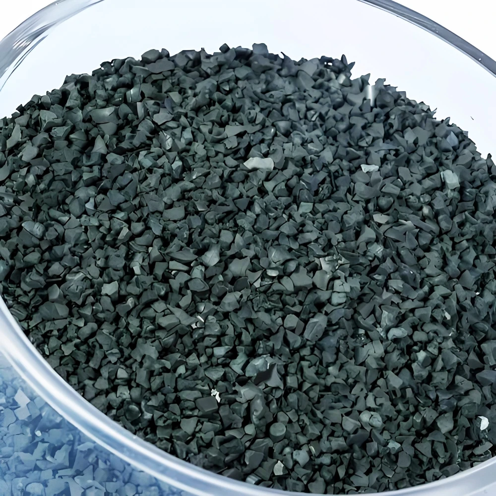 Black SBR Recycled EPDM Rubber Granules for Soccer Field Runway Playground Football Field Infill