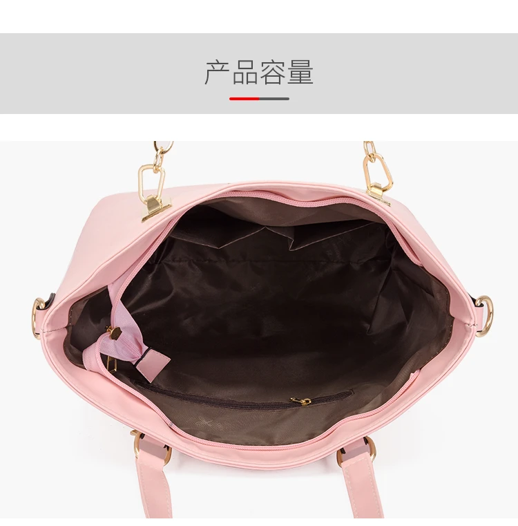 JIANUO High end handbag set name brand handbag 6pcs set bag