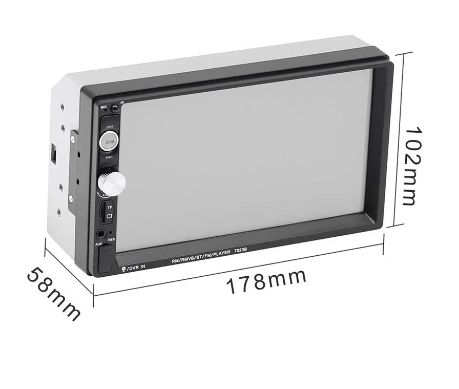 Hengmao 7023B 7 дюймов Авто Радио стерео система 2 Дина Dvd навигации Mp5 Car Play
