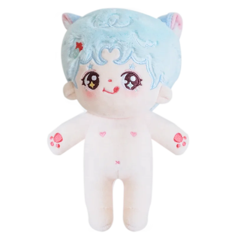 Manufacturer Custom Cartoon Rag Dolls Soft Plush Cat Doll Toy Stuffed Animal Doll For Children Gift Toy