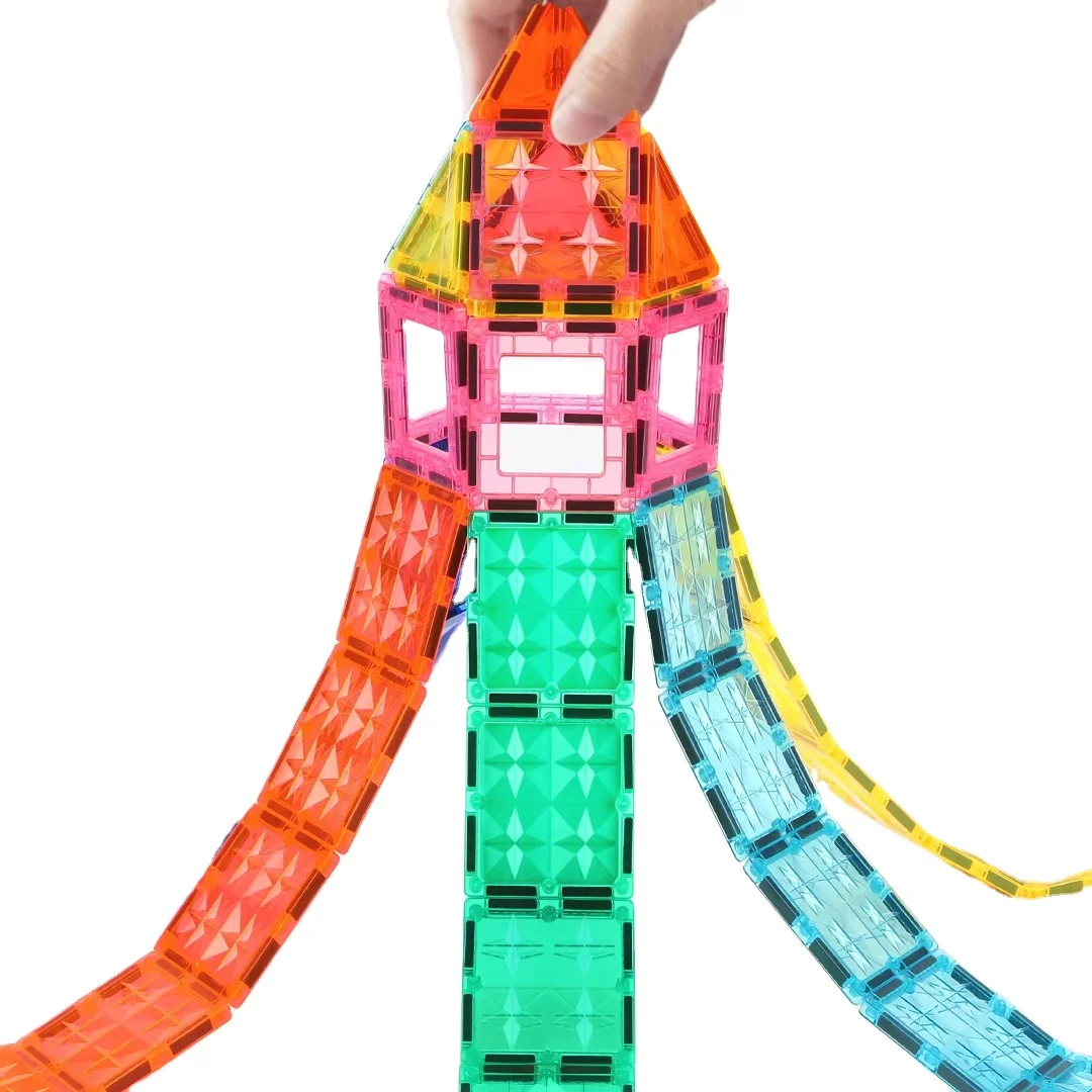 High quality magnetic building blocks educational toys magnetic tile blocks for sale