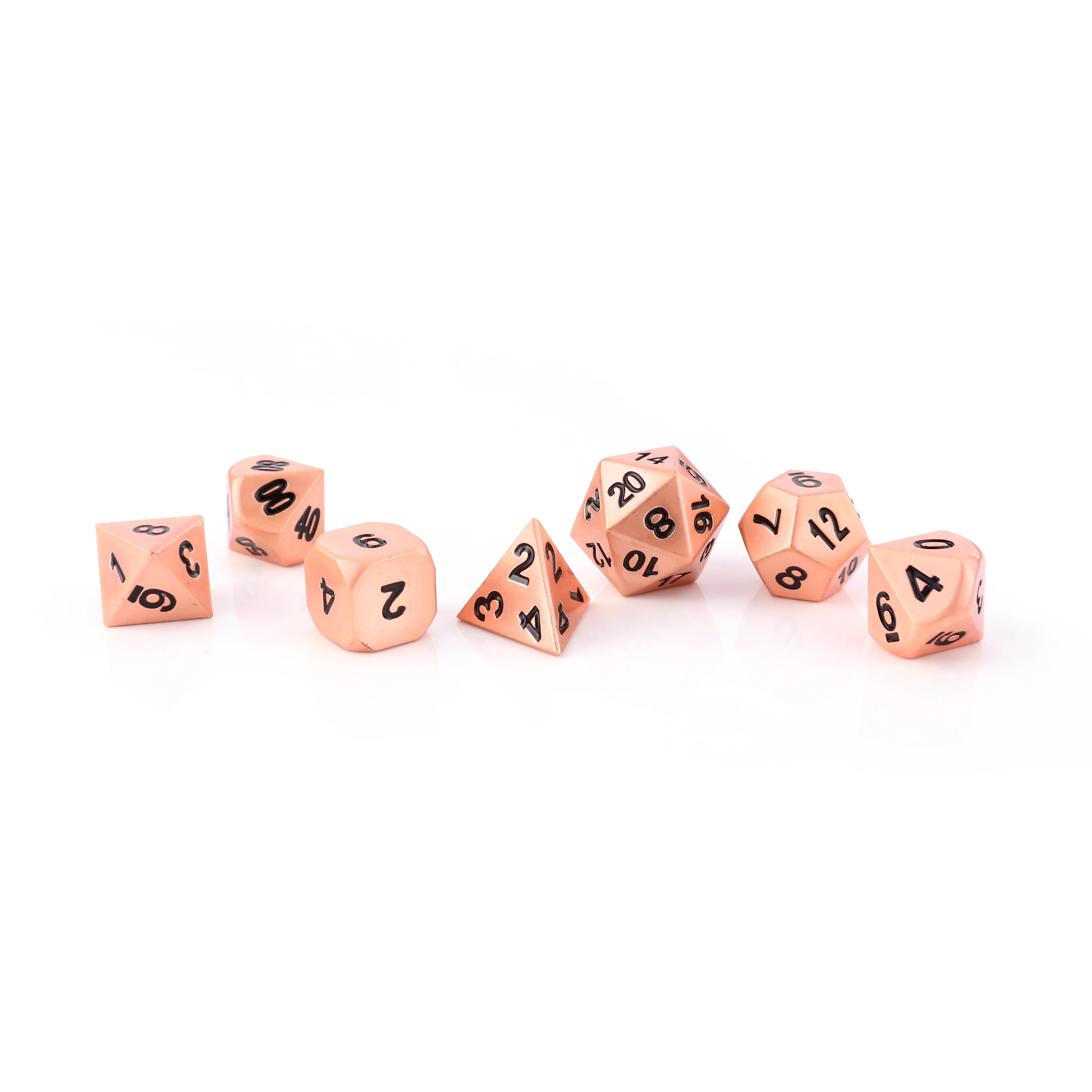 Nian diceworks classic zinc alloy metal dice sets
