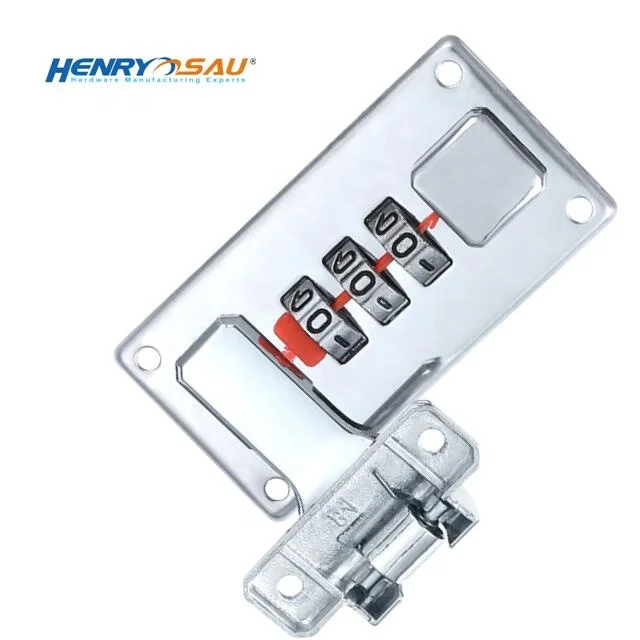 Durable Luggage Hardware   Accessories Custom Case coded lock Metal Box Combination Lock digital code lock