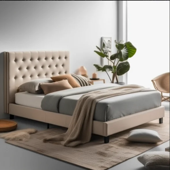 Двухъярусная кровать размера «queen-size» на платформе