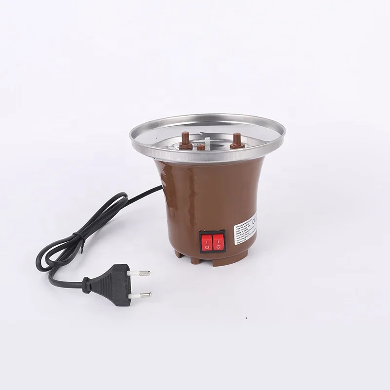 Home Party Mini Chocolate Fondue Fountain Machine 3 Tiers Chocolate Fondue Pot Melting Chocolate Fountain