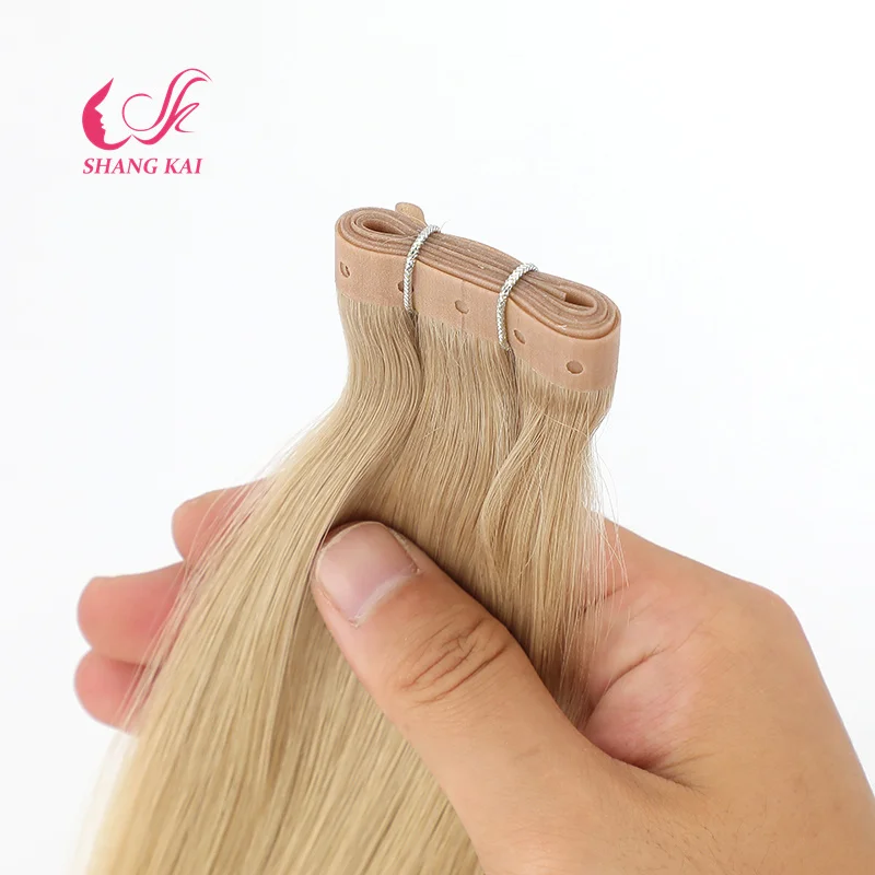 Hot Selling New Style Twin Tab Injection Tape Ins Full Cuticle Aligned Virgin Hair Double Sides Hole Weft Hair Extensions
