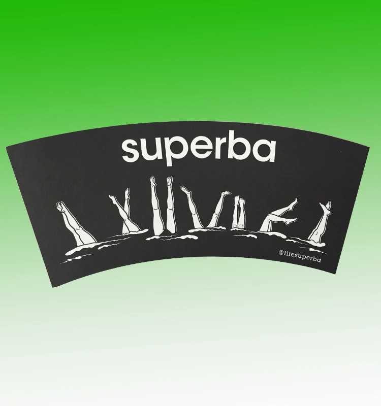 
Biodegradable High-quality die cut paper cup fan /paper for paper cups/custom printed paper cups 