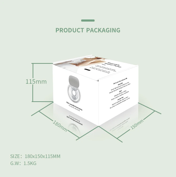 2023 Wholesale Price Breast Electric Pump Wearable Breast Pump Support Dropshipping Services Handsfree Breast Pump