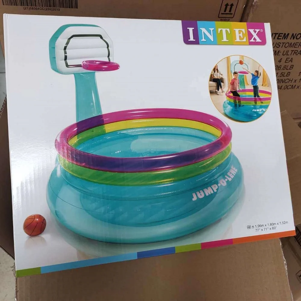 INTEX 48265 Inflatable Shoot Bounce Jump Children Pool Kids Inflatable Toy Castle