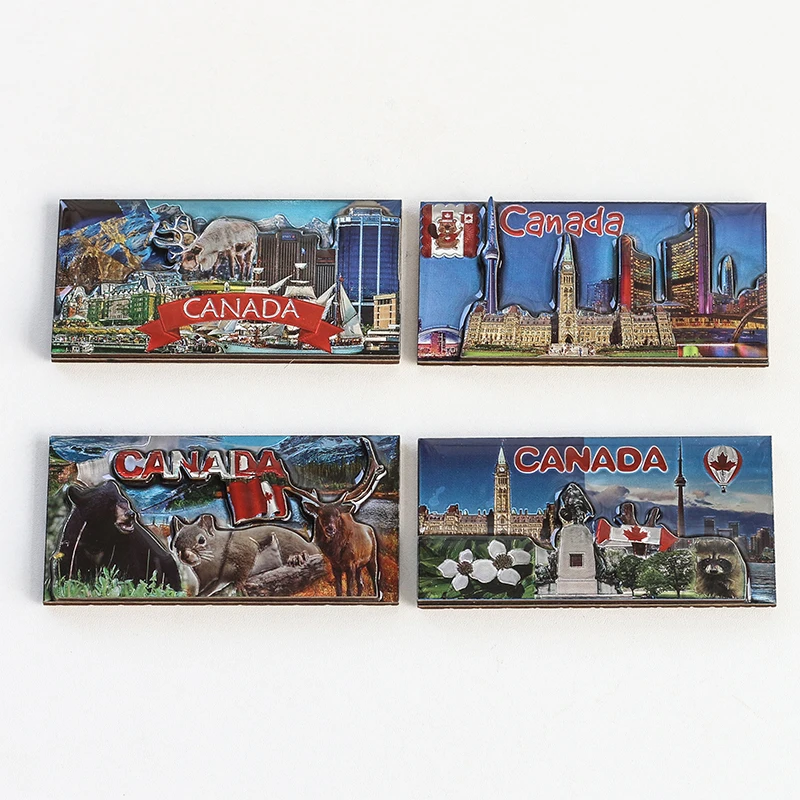 Factory supplier sevilla touist souvenir 3d wooden fridge magnet