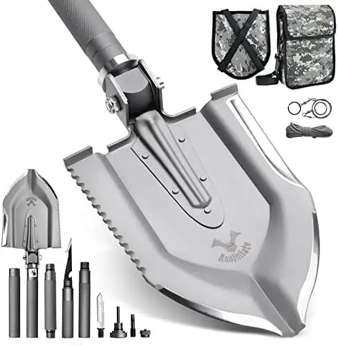 Zune Lotoo Hot Sale High Quality Outdoor Camping Multi Tool Hiking Shovel Tactical Shovel Multi-Function Folding Survival Shovel