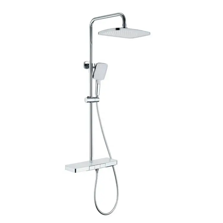 High Quality Intelligent Digital Shower Set Led Digital Smart Wall Mounted Luxury Thermostatic Hand Digital Exposed Shower