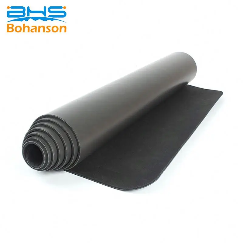 Manufacturer Fitness Gym Pilates Exercise Eco Friendly UV Print Natural Rubber Black PU Yoga Mat, Custom Yoga Block Bag Set