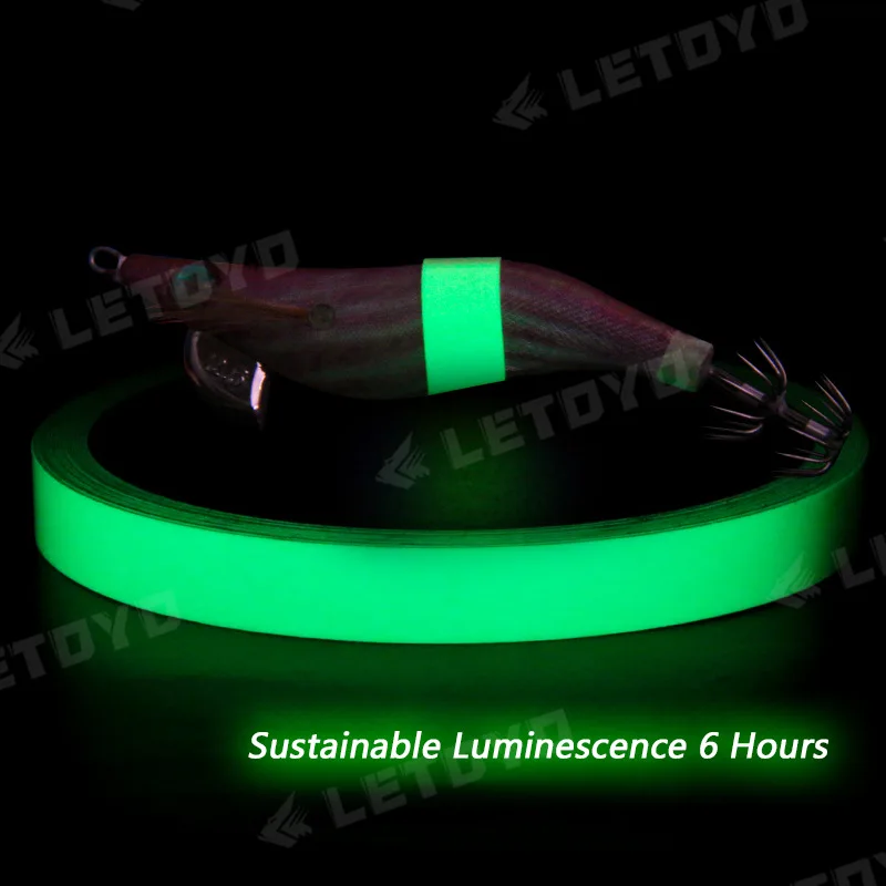 squid jig Wooden shrimp luminous night light waterproof tape iron plate night light strip