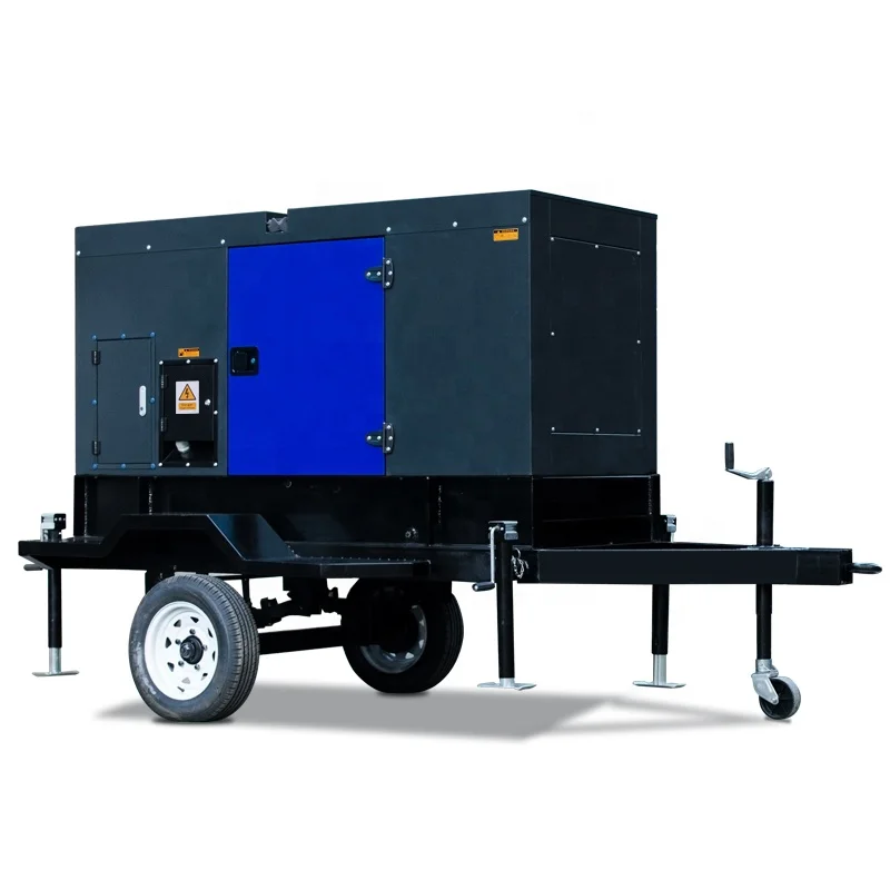 with EPA certificate 60hz 220v Trailer  25kva Parkins diesel generator with 404D-22G engine  20kw power generator for USA market