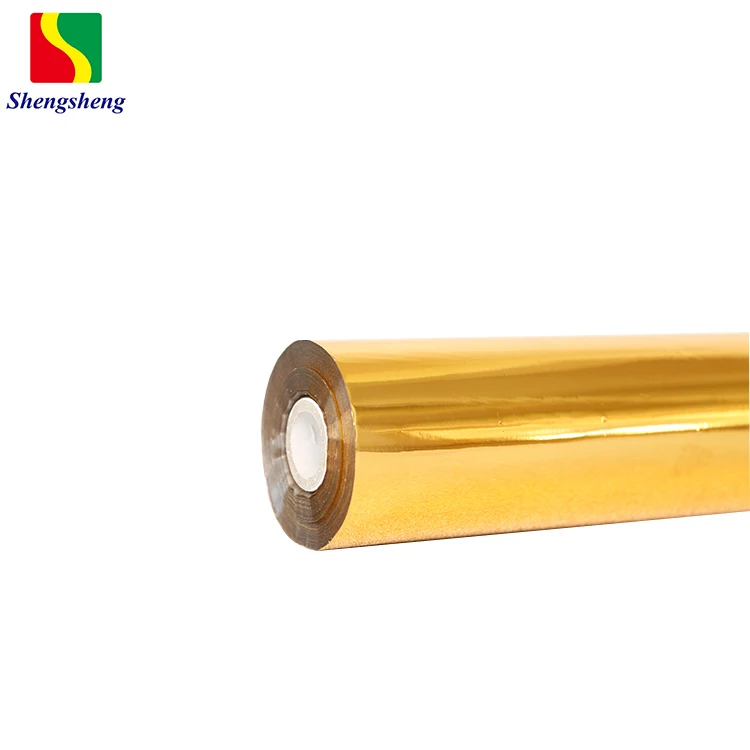 Shengsheng stamping printing gold foil 12 microns gold heat transfer hot stamping foil
