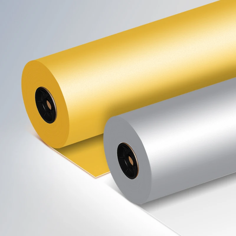 75um Dtf Pet Film Roll Gold 30cm 33cm 60cm Dtf Film For Dtf Heat Transfer