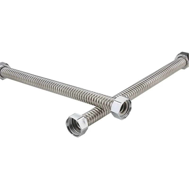 Wholesales High Pressure Explosion-Proof 304 Corrugated Stainless Steel Tube Flexible Metal Hose Water Pipe