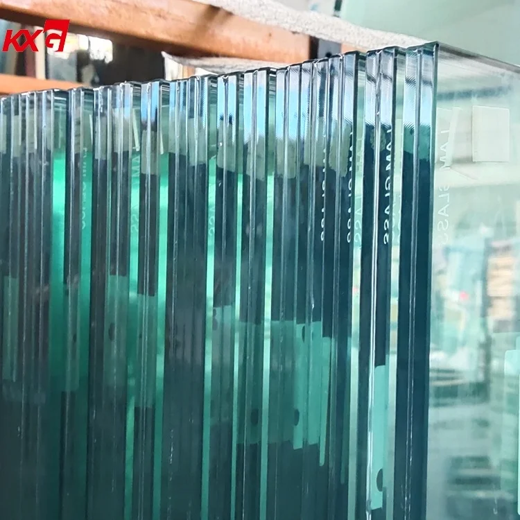 Factory supply triple tempered laminated 12+12+12mm triple tempered laminated bulletproof glass price safety skylight in Norway