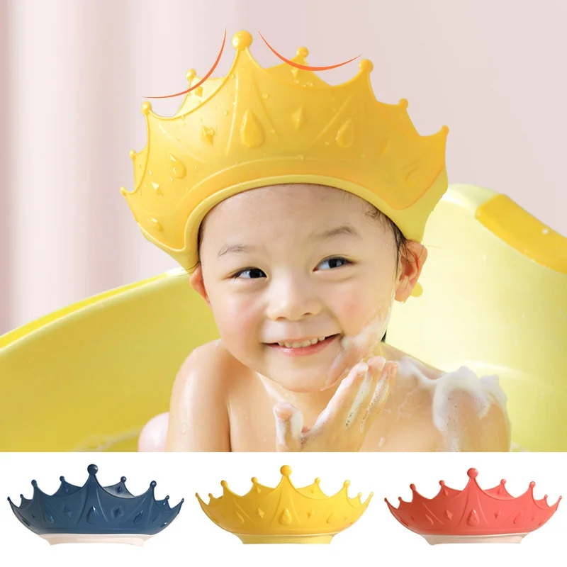Adjustable Soft Baby Bathing Shampoo Shower Protection Hat caps PP Kids Ear Shower Cap Baby Shower Cap for Toddler