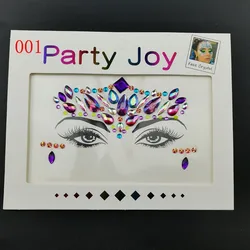 Wholesale Jewels Rave Face Crystal Gem Eye Face Body Jewel Crystal Rhinestone Face Gem Stickers for Festival Party