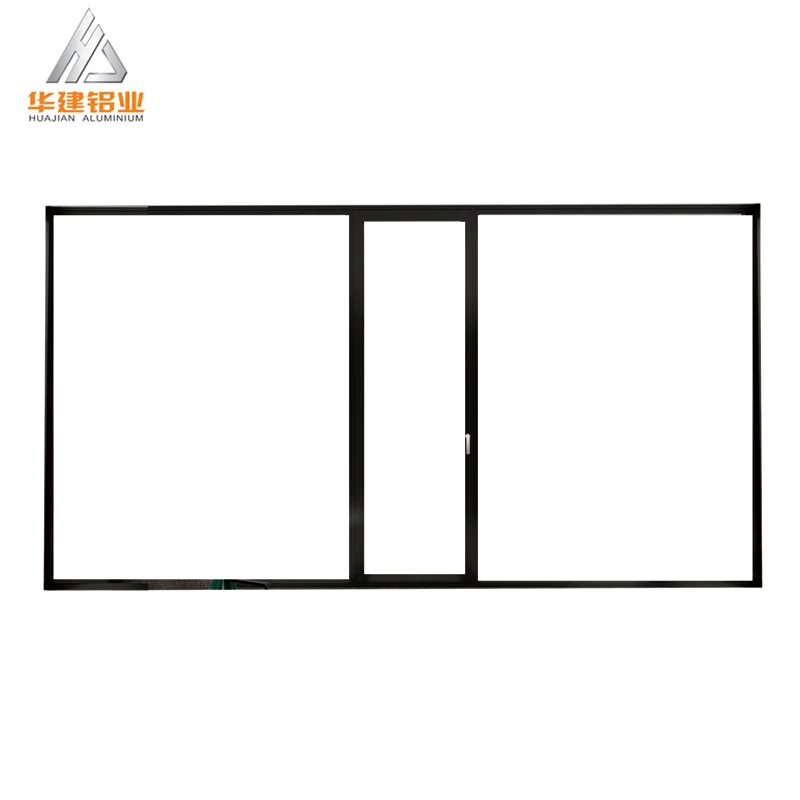 Американское окно с большой стеклянной панелью сертифицированное NFRC алюминиевое тепловым разрывом и поворотное для дома