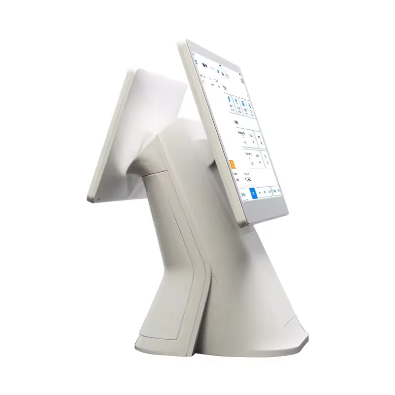 Factory Price 15.6 +11.6 inch Pos System Machine Dual-Screen Cash Register Machine 2GB+32GB All-in-One POS Machine