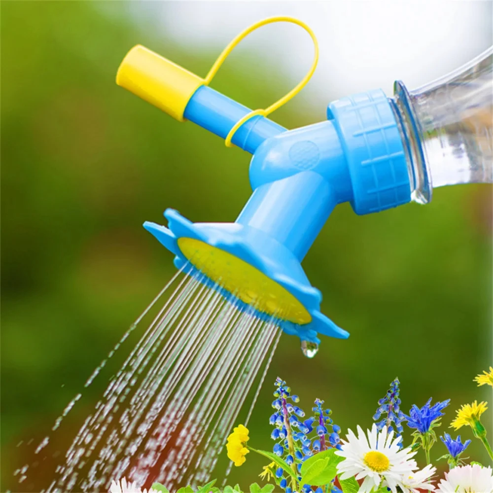 1PC Garden Watering Sprinkler Nozzle Flower Water Bottle Watering Cans Sprinkler Easy Tool Portable Garden Waterer Tool