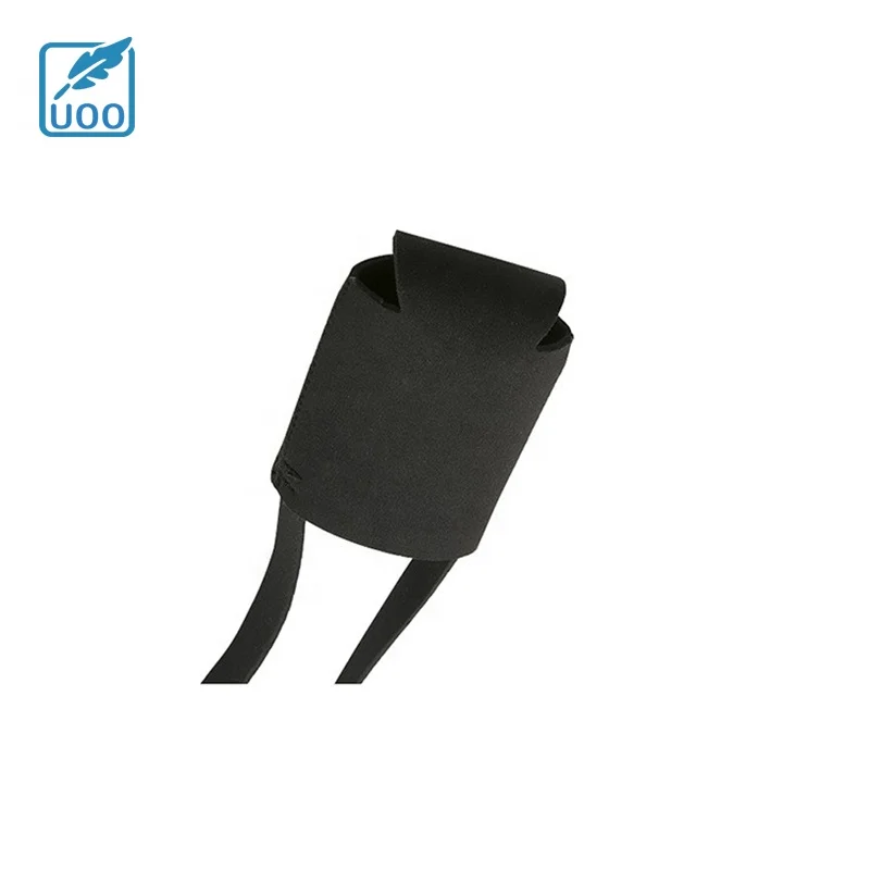 UOO Sublimation Neoprene Blank Folded Bottom 12OZ Short Can Cooler with Strap